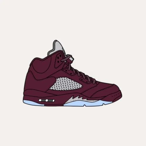 Burgundy 5s collection
